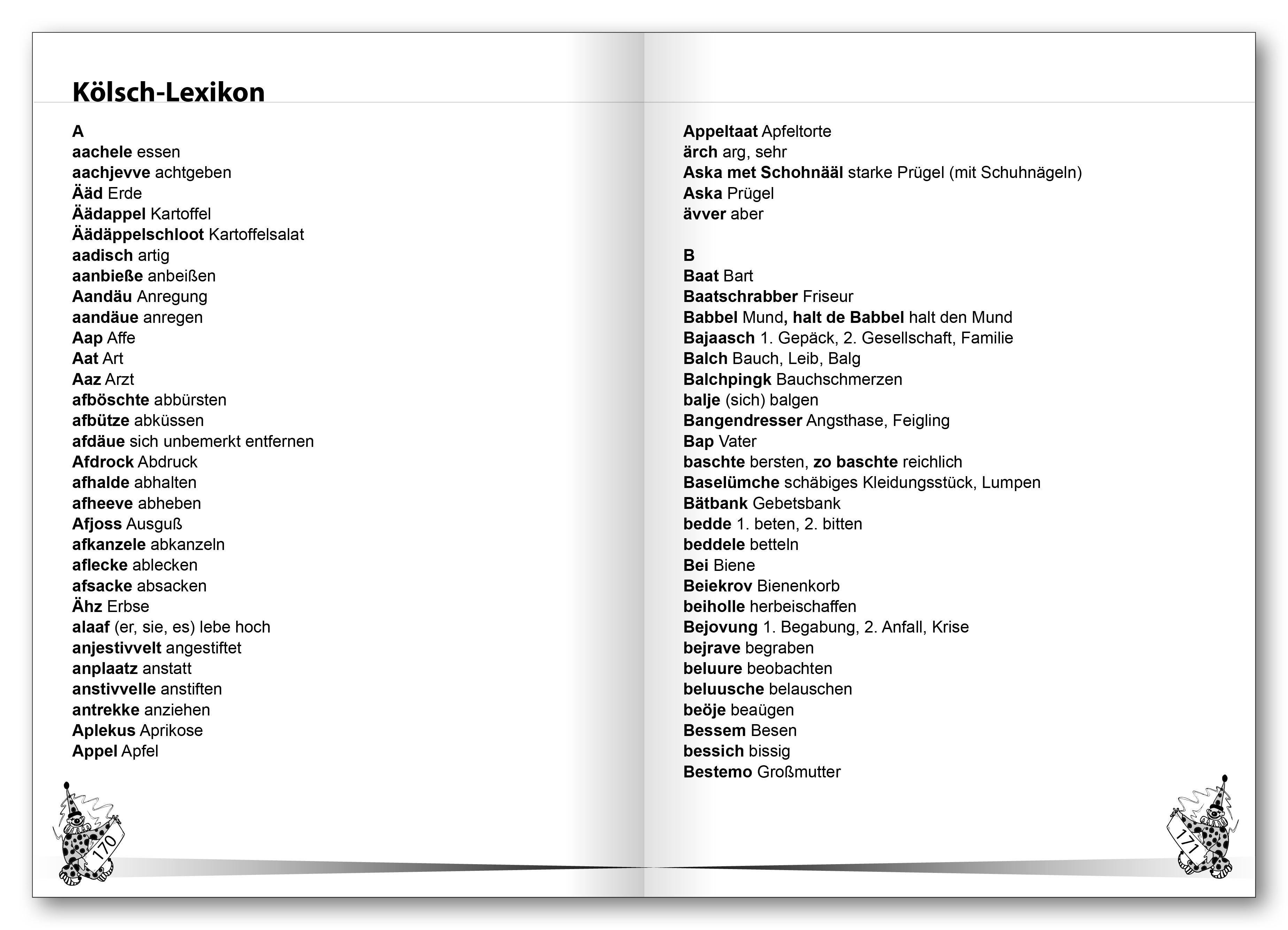 Beispielinhalt (Bild) Kölsche Lieder zum Mitsingen