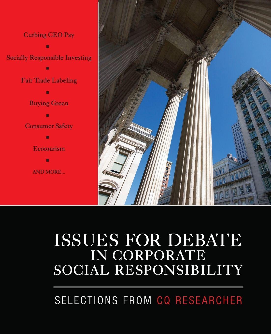 Vorderes Coverbild Issues for Debate in Corporate Social Responsibility