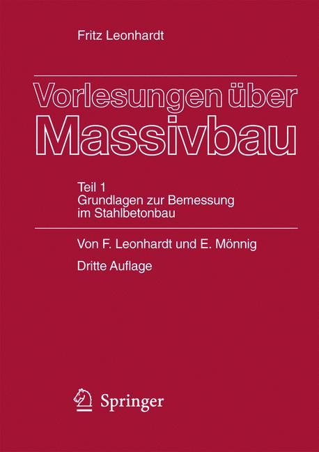 Vorderes Coverbild Vorlesungen über Massivbau