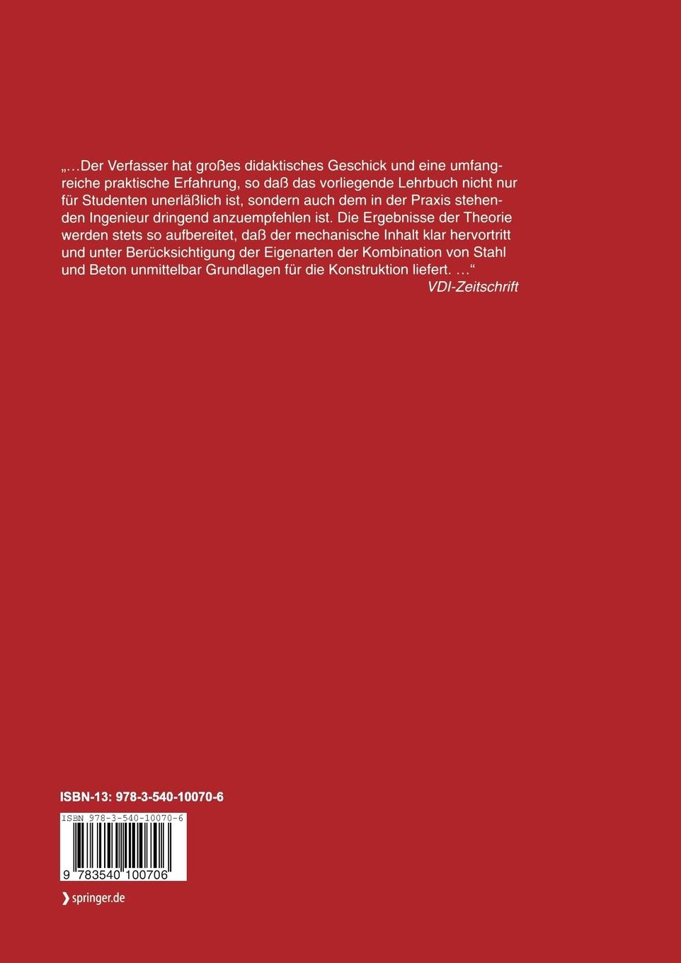 Rückseitencover Vorlesungen über Massivbau