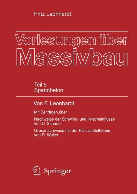 Vorderes Coverbild Vorlesungen über Massivbau