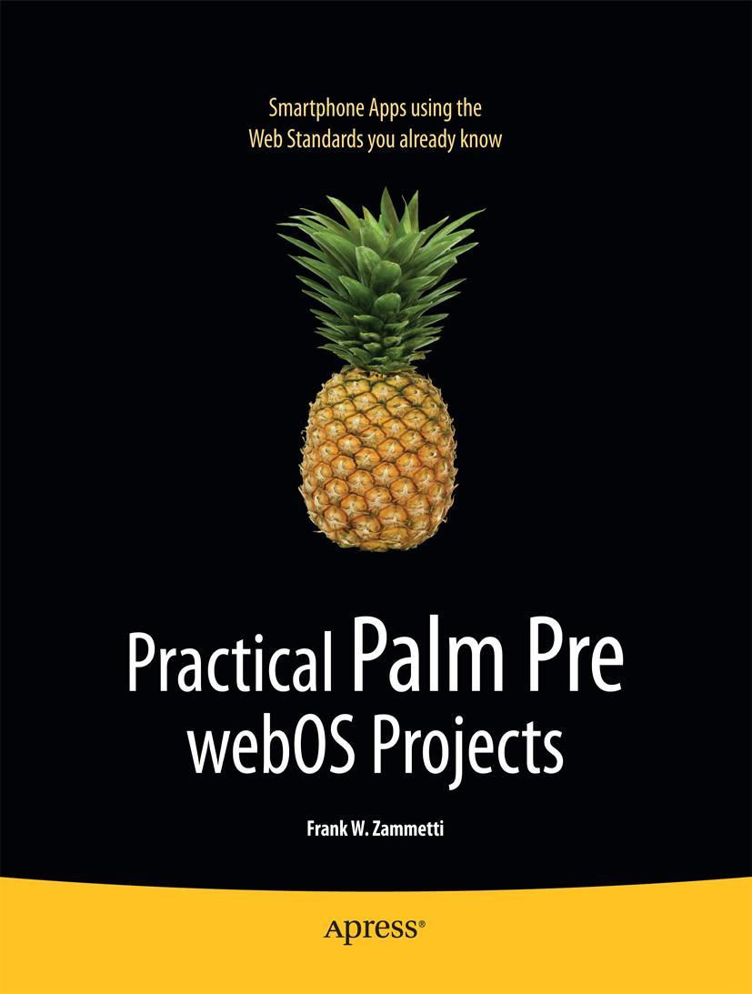 Vorderes Coverbild Practical Palm Pre webOS Projects