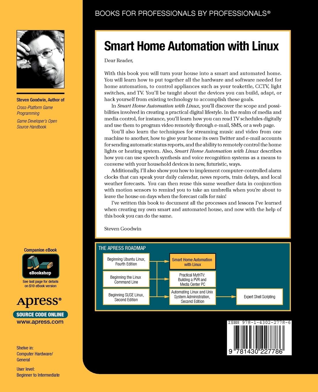 Rückseitencover Smart Home Automation with Linux