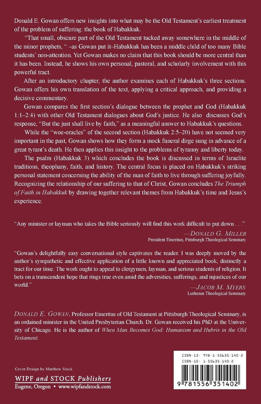 Rückseitencover The Triumph of Faith in Habakkuk