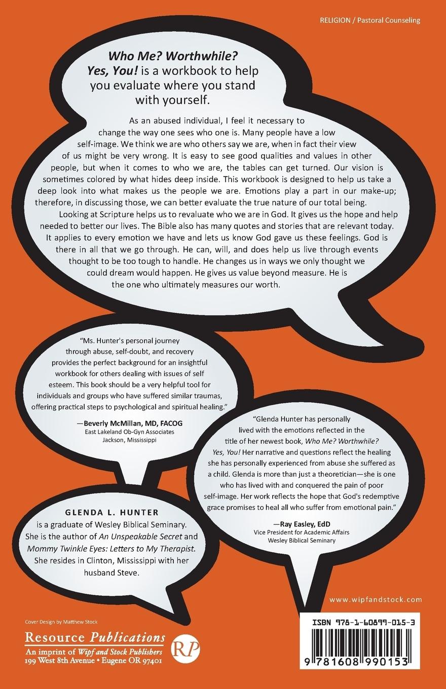 Rückseitencover Who Me? Worthwhile? Yes, You!