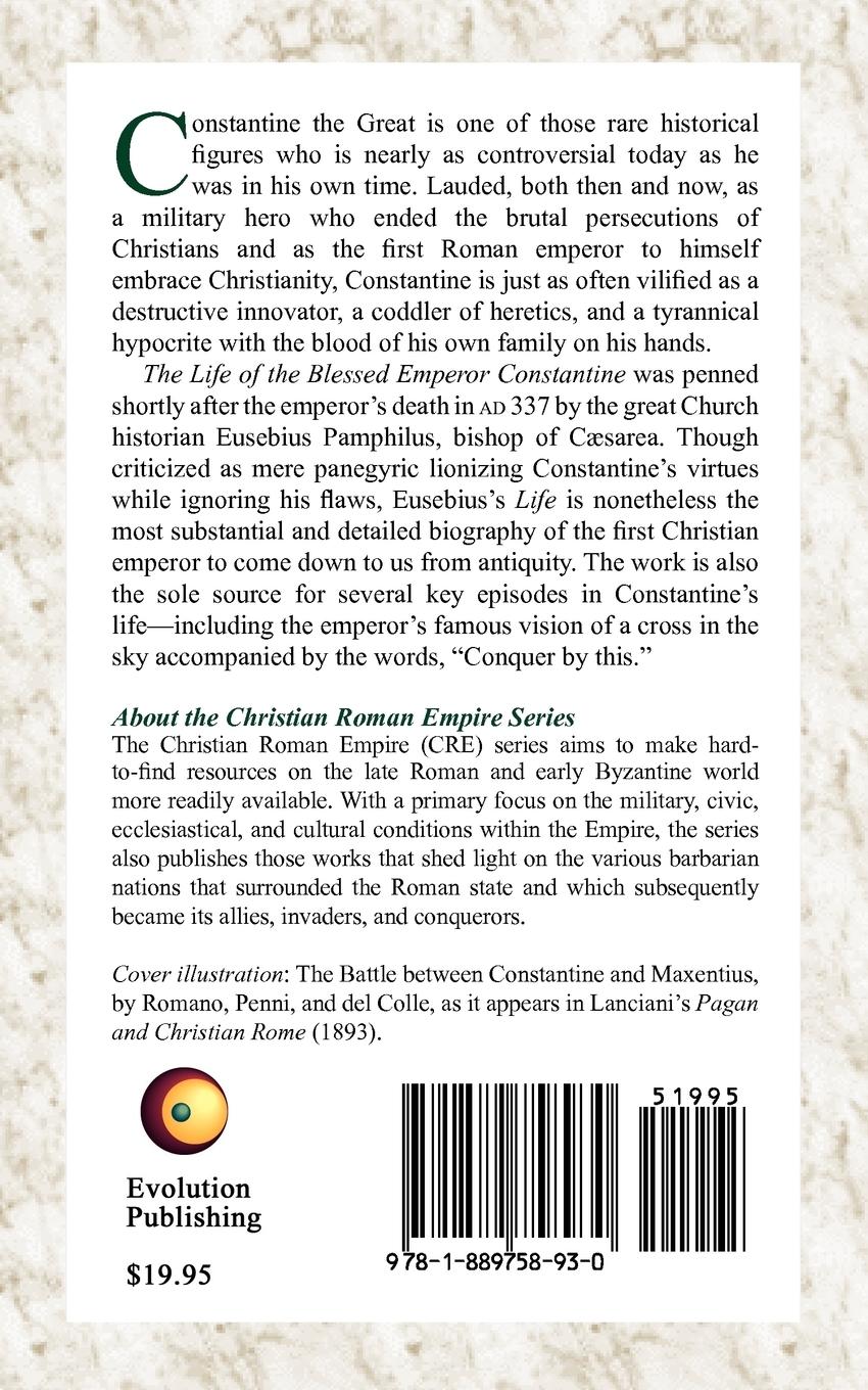 Rückseitencover The Life of the Blessed Emperor Constantine