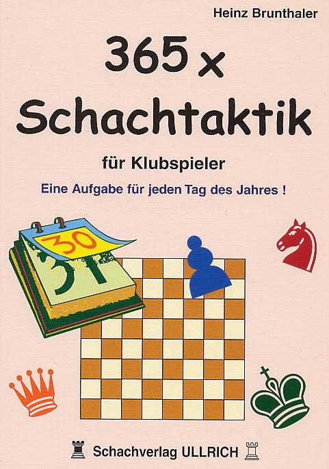 Vorderes Coverbild 365 x Schachtaktik für Klubspieler