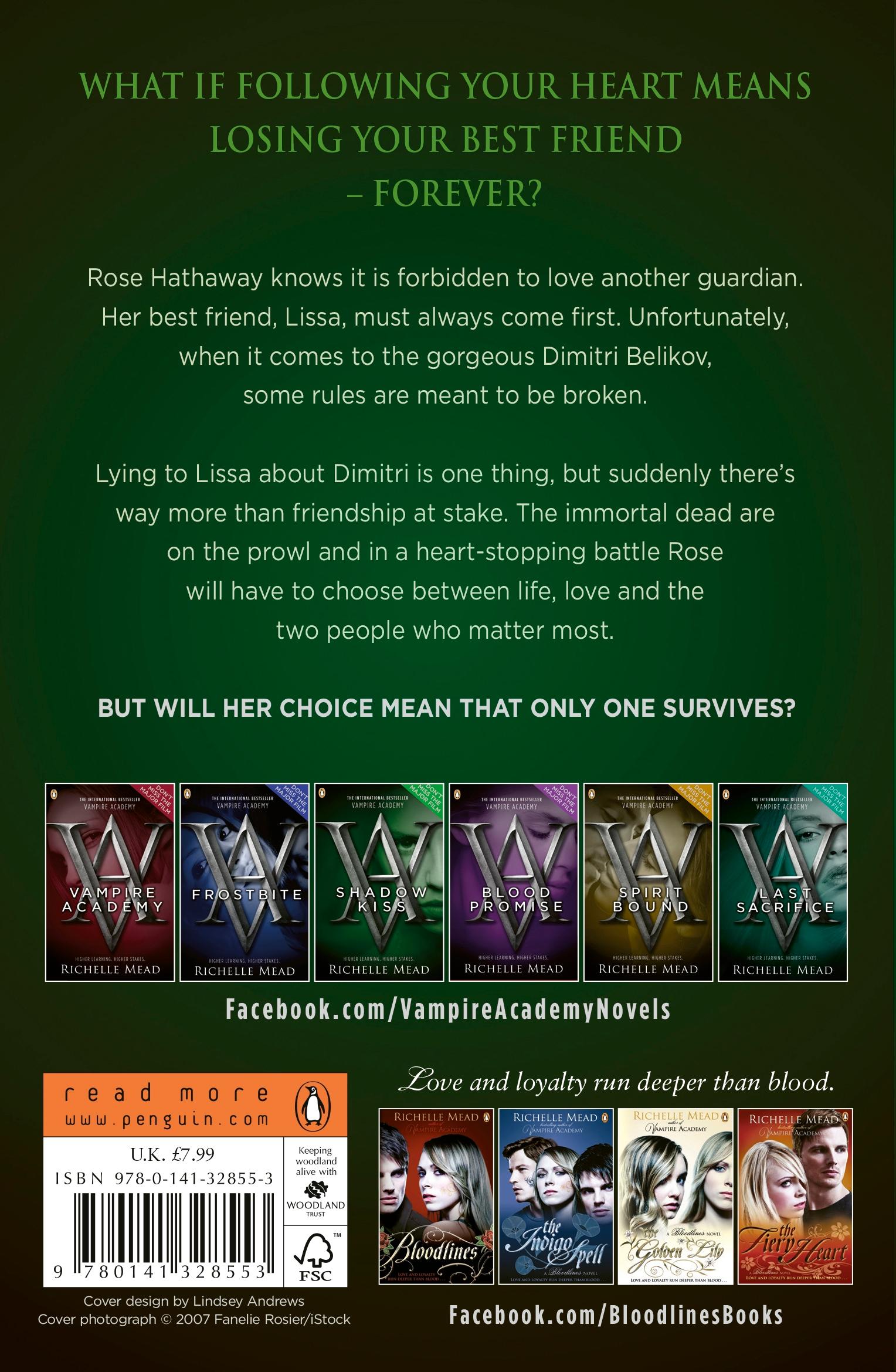 Rückseitencover Vampire Academy: Shadow Kiss (book 3)