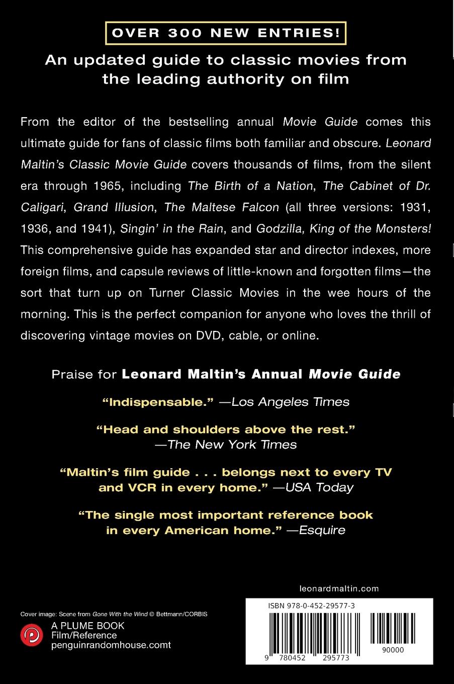 Rückseitencover Leonard Maltin's Classic Movie Guide