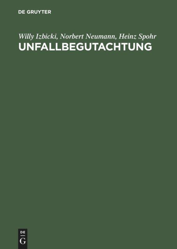 Vorderes Coverbild Unfallbegutachtung