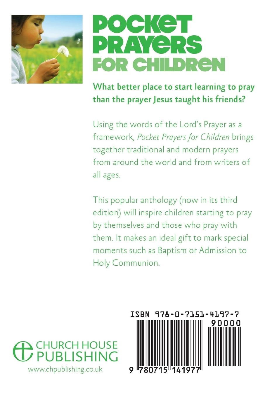 Rückseitencover Pocket Prayers for Children