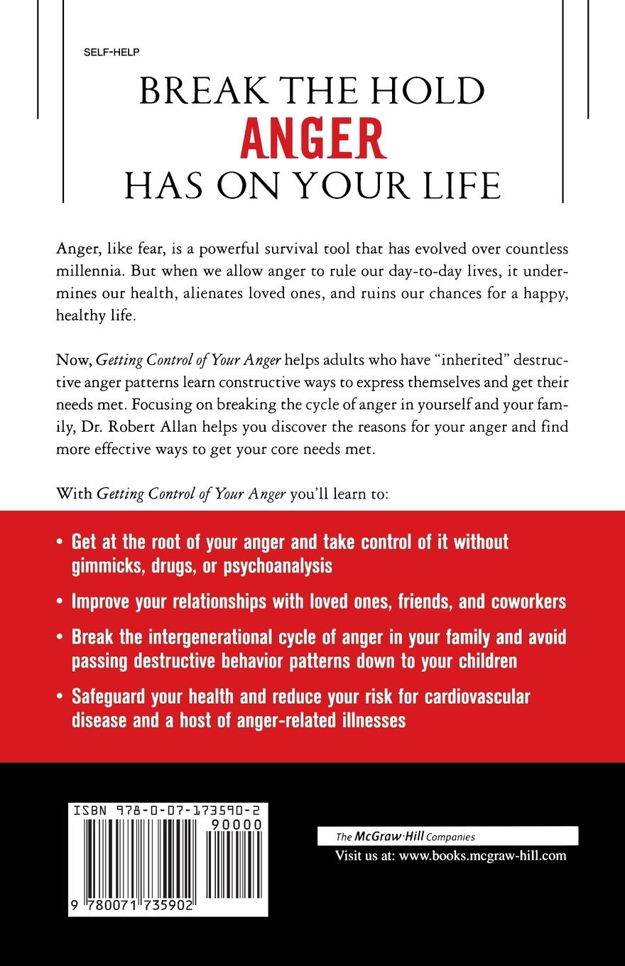 Rückseitencover Getting Control of Your Anger