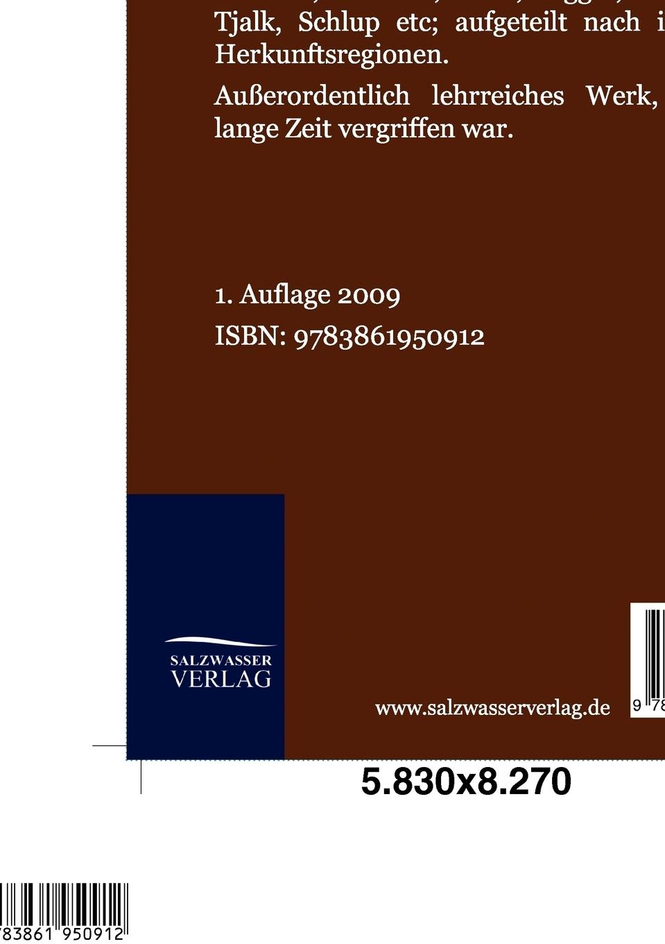 Rückseitencover Die Frachtsegler der deutschen Kleinschiffahrt