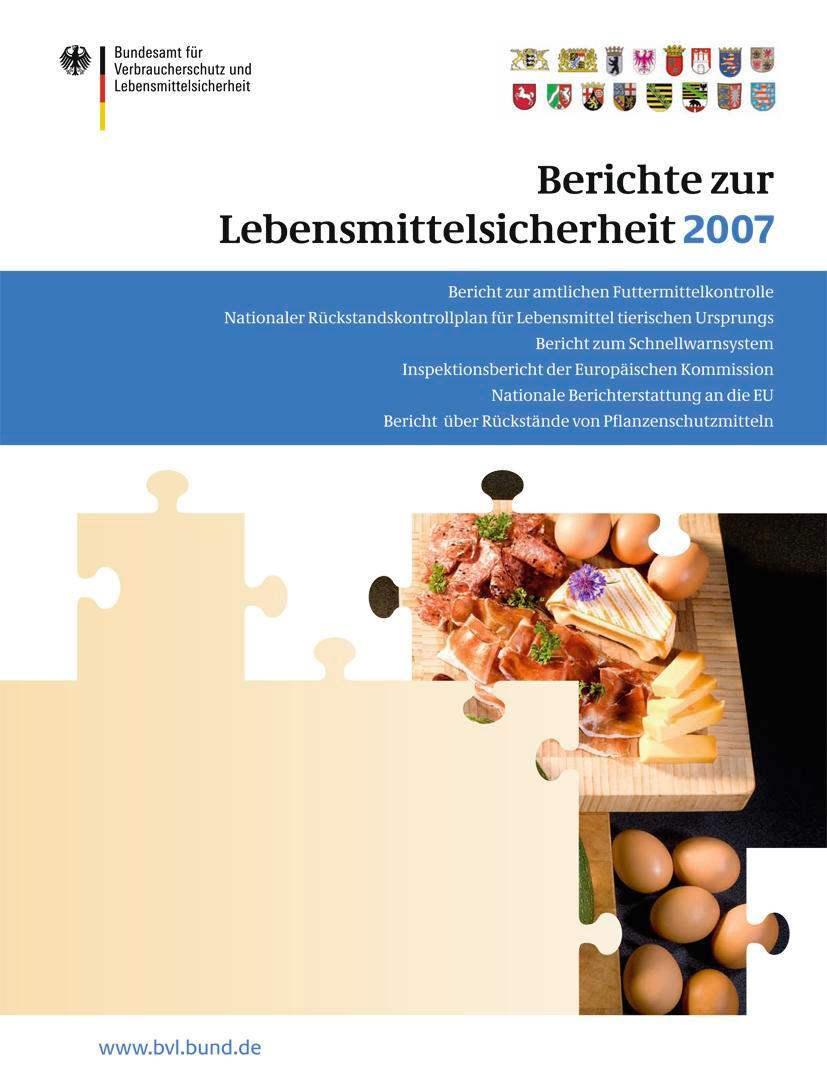 Vorderes Coverbild Berichte zur Lebensmittelsicherheit 2007