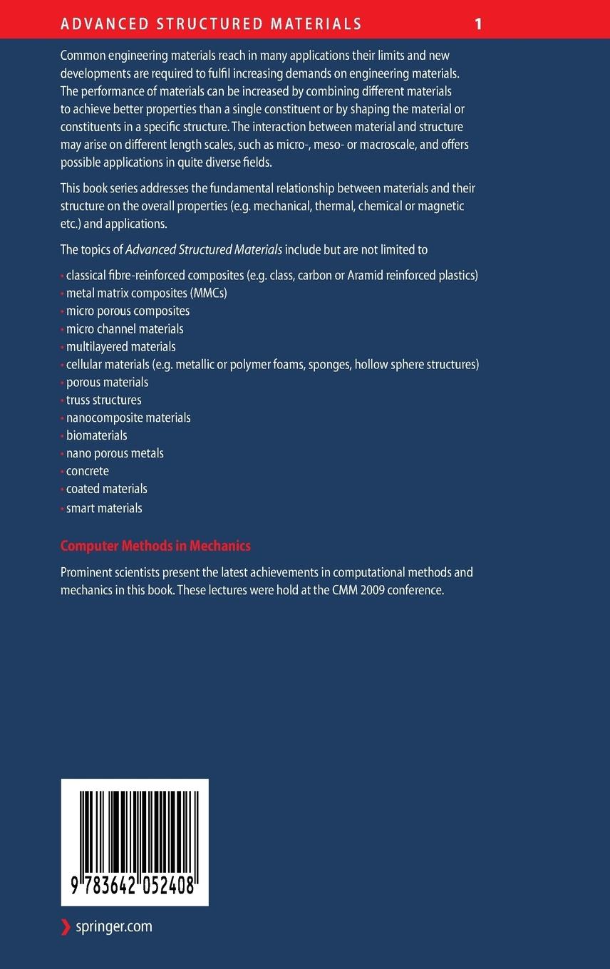Rückseitencover Computer Methods in Mechanics