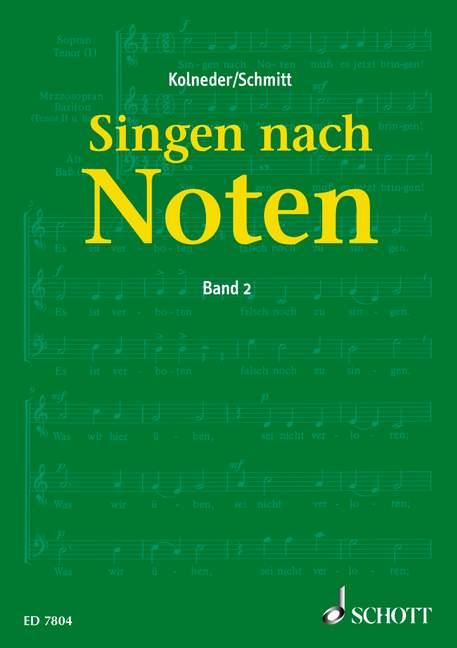 Vorderes Coverbild Singen nach Noten