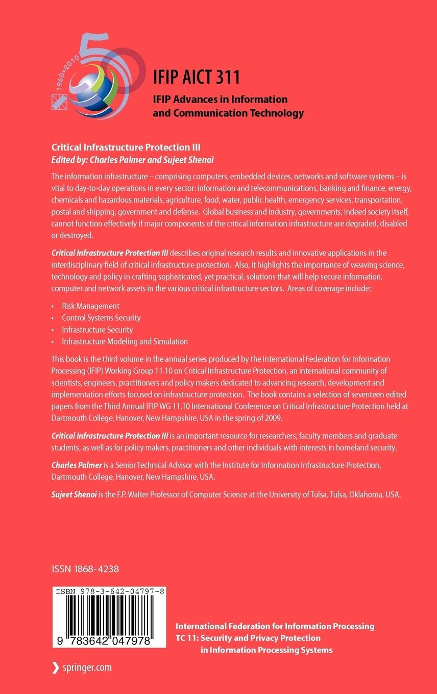 Rückseitencover Critical Infrastructure Protection III