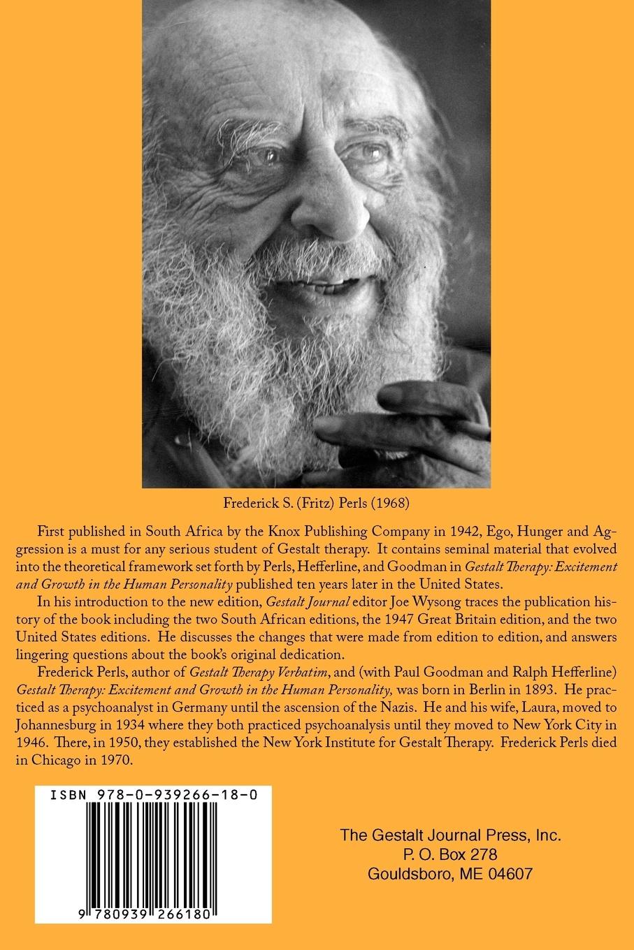 Rückseitencover Ego, Hunger, and Aggression: A Revision of Freud's Theory and Method