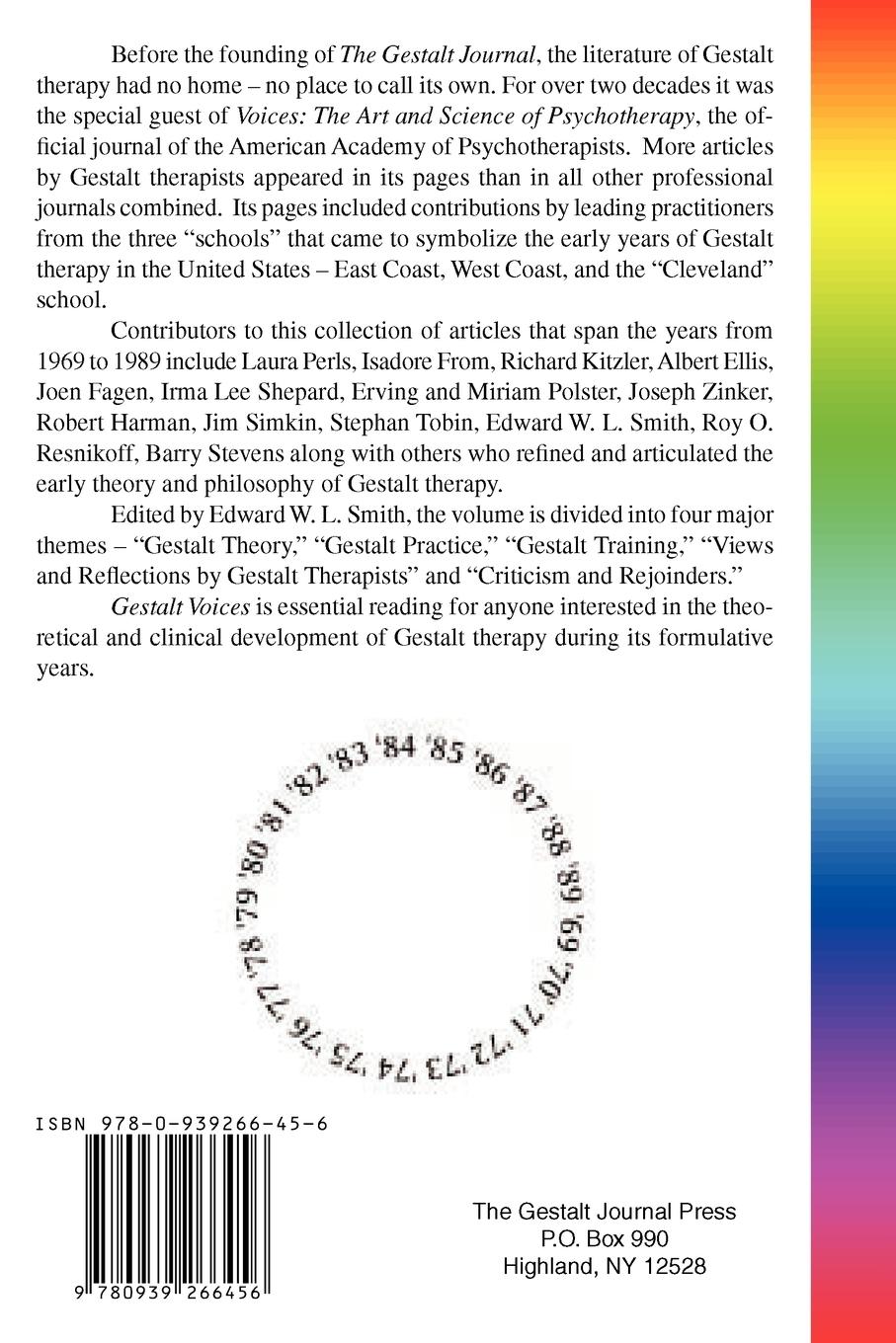 Rückseitencover Gestalt Voices