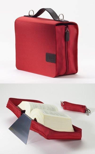 Vorderes Coverbild SartoriusSKIN Tasche BASIC 2.0 Gr. L in Rubin-Rot mit Tragegurt & Buchstütze