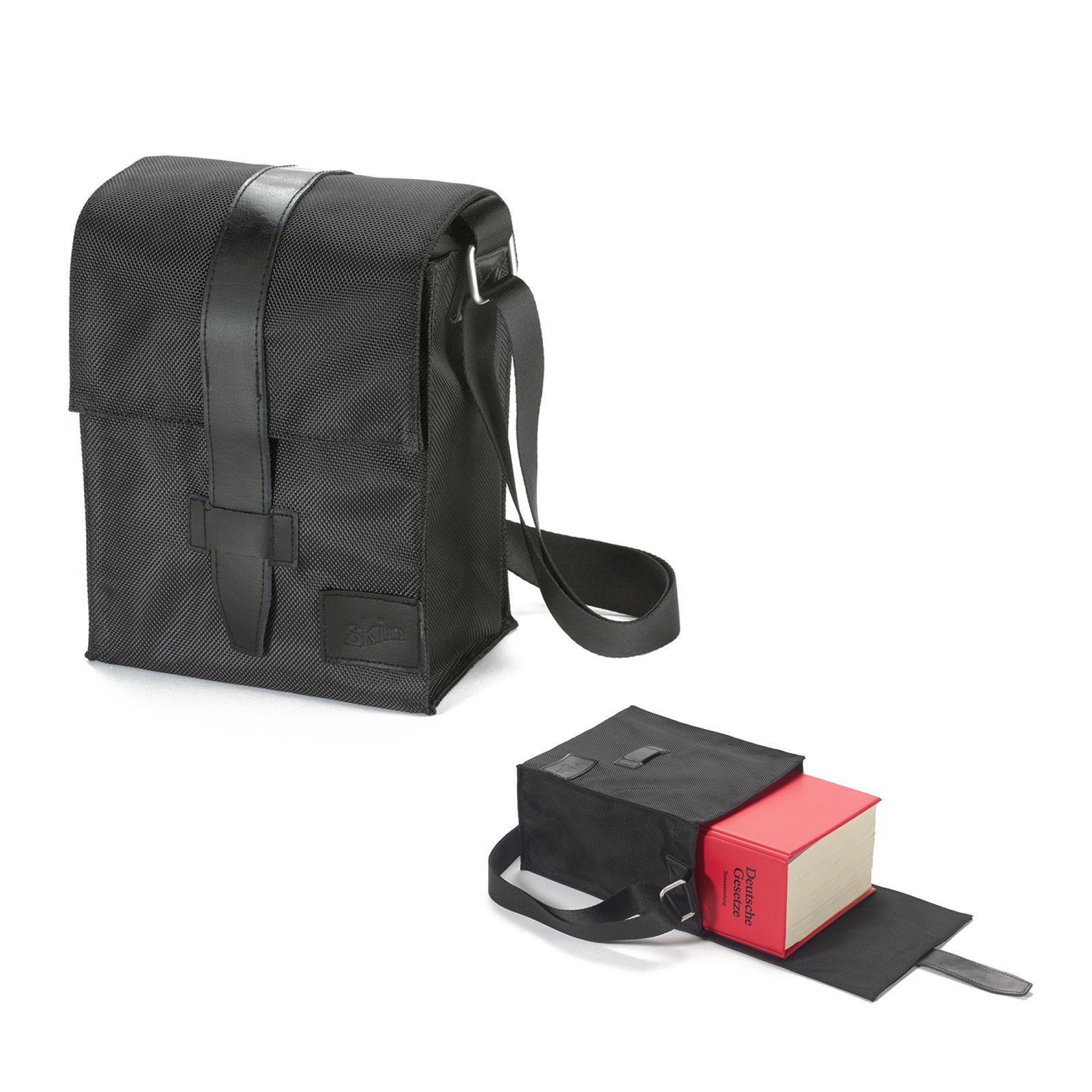 Vorderes Coverbild JurSKIN Tragetasche Gr. L (Sartorius) in Onyx-Schwarz - perfekt für den LexSKIN Einband