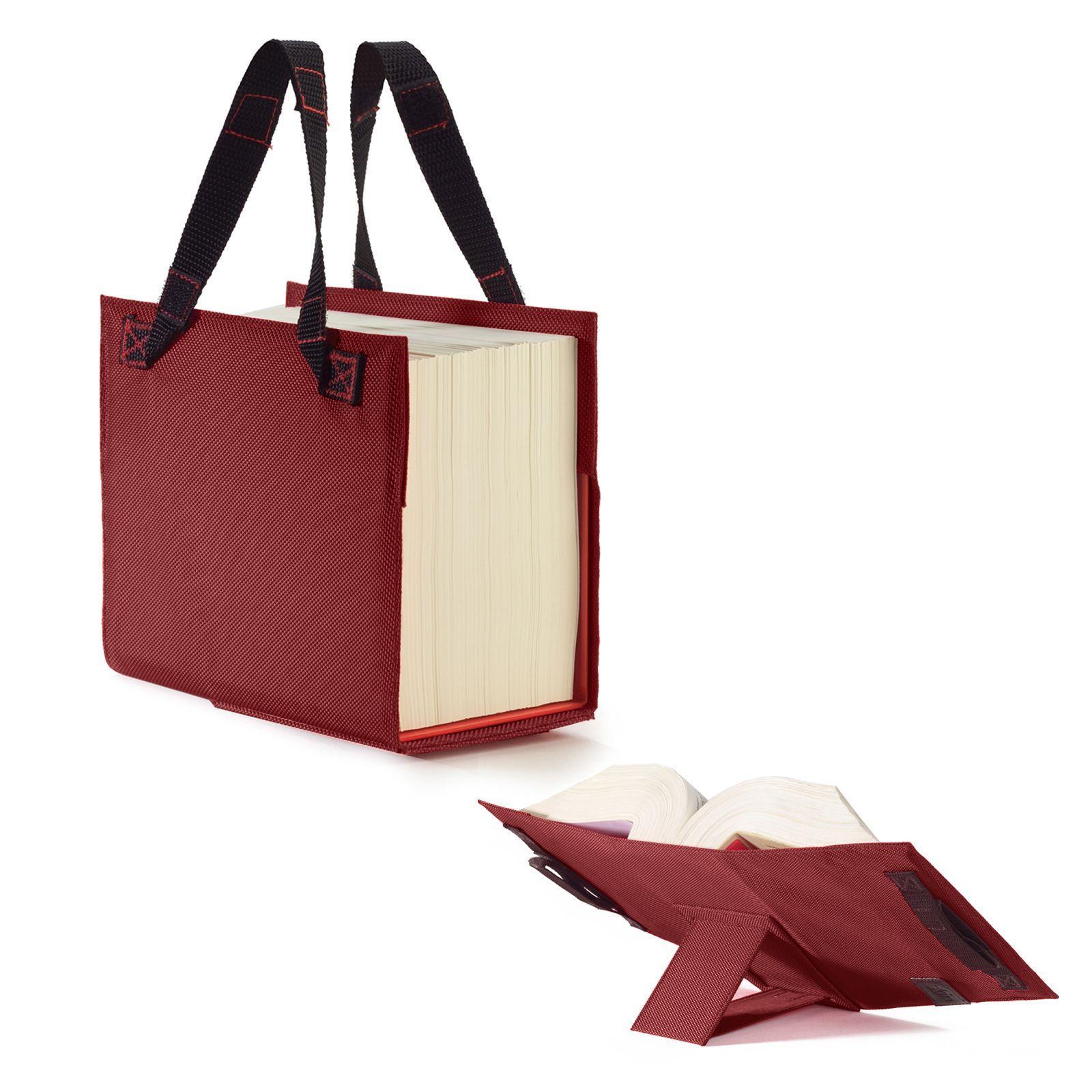 Vorderes Coverbild SKIN Einband LEXSKIN Gr. L (Sartorius) rubin-rot / mit ausklappbarer Buchstütze