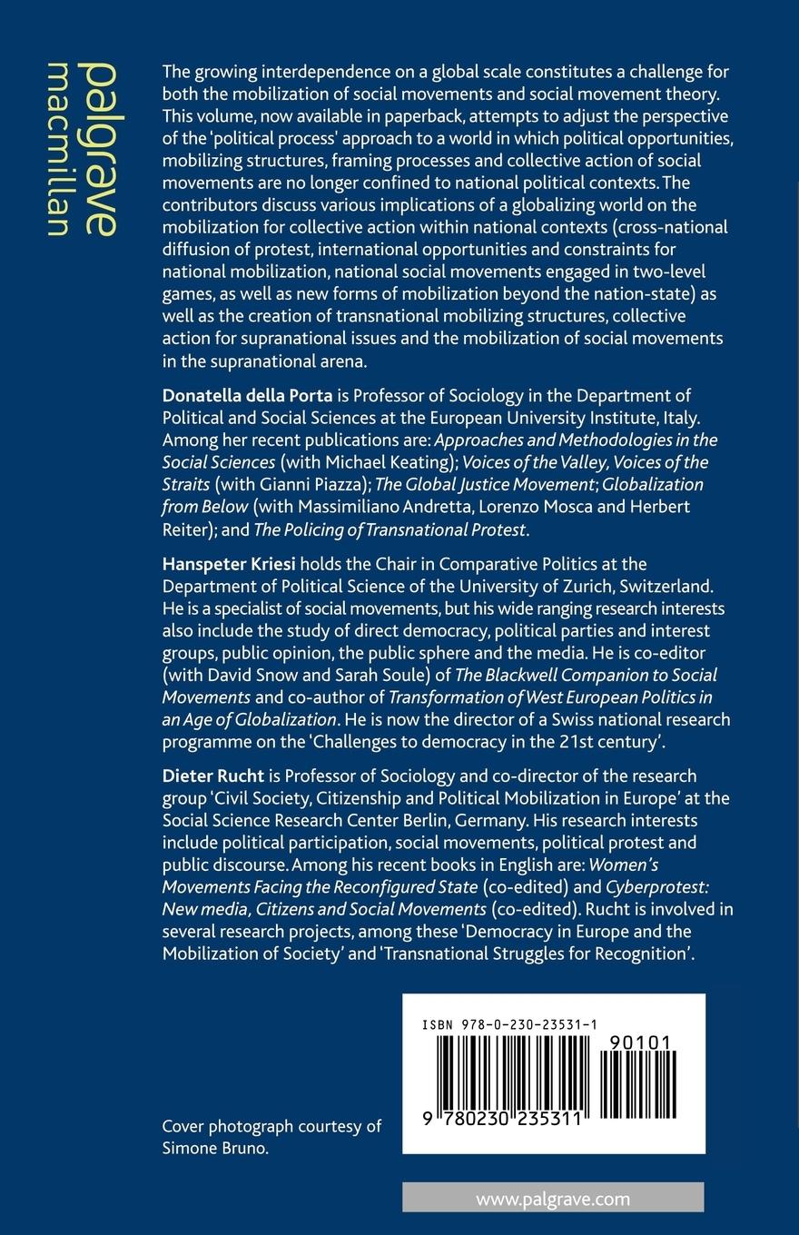 Rückseitencover Social Movements in a Globalising World
