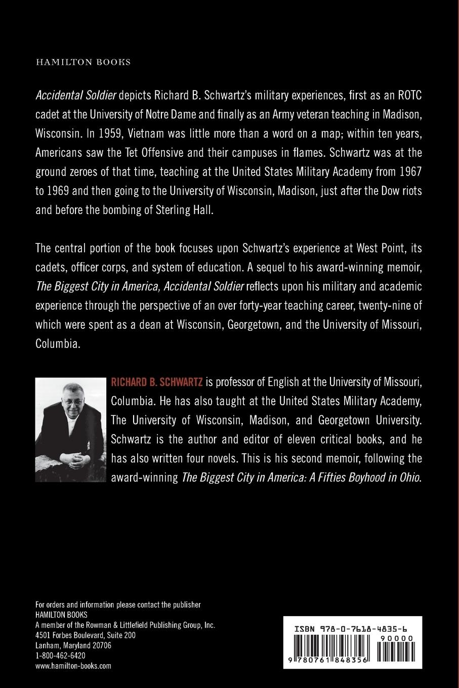 Rückseitencover Accidental Soldier