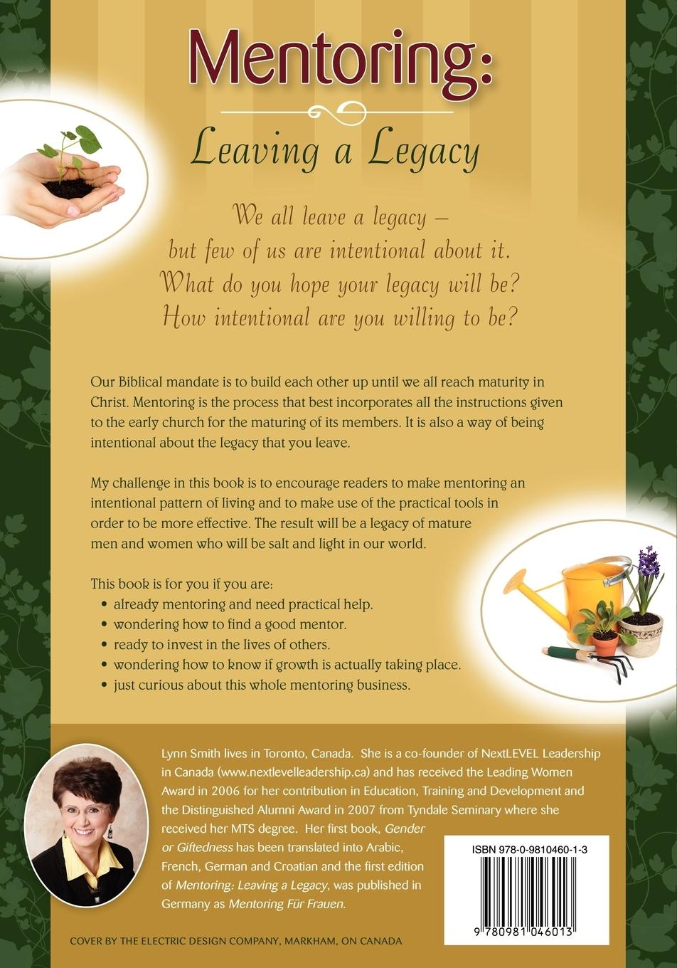 Rückseitencover Mentoring: Leaving a Legacy