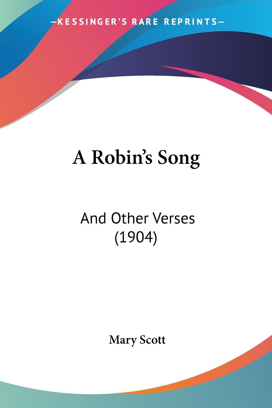 Vorderes Coverbild A Robin's Song
