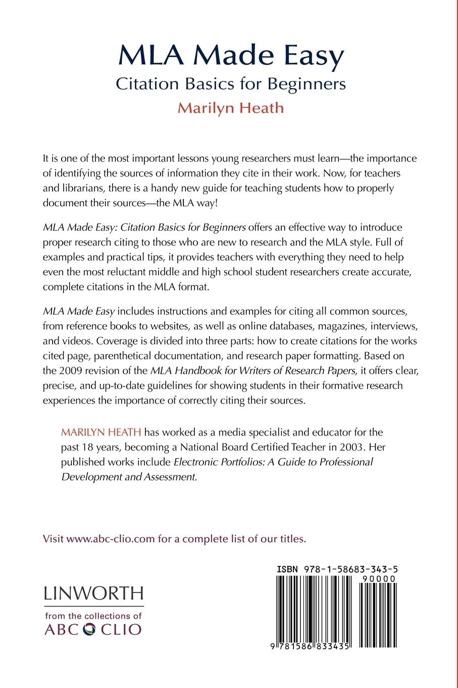 Rückseitencover MLA Made Easy