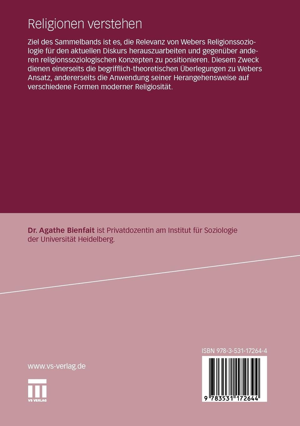 Rückseitencover Religionen verstehen