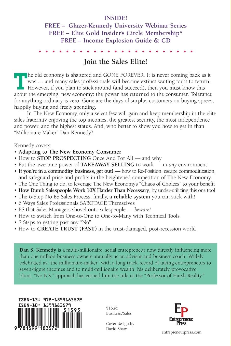 Rückseitencover No B.S. Sales Success In The New Economy