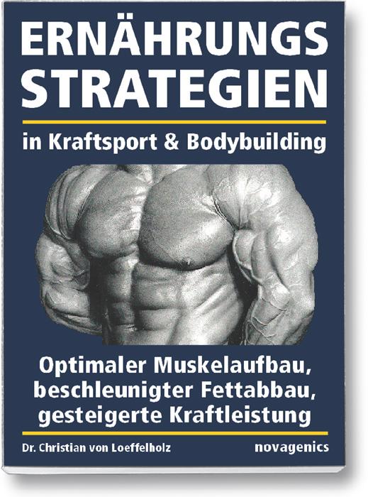 Vorderes Coverbild Ernährungsstrategien in Kraftsport und Bodybuilding