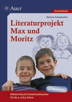 Vorderes Coverbild Literaturprojekt Max und Moritz