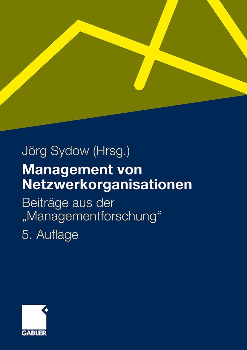 Vorderes Coverbild Management von Netzwerkorganisationen