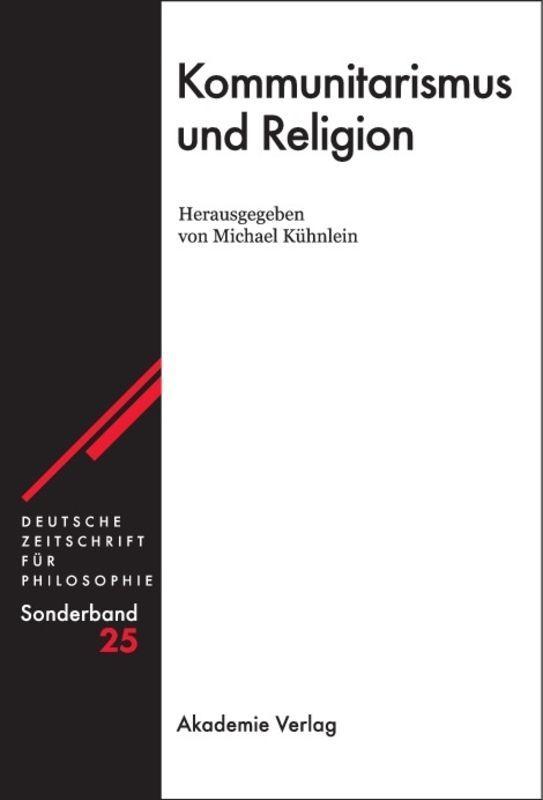 Vorderes Coverbild Kommunitarismus und Religion