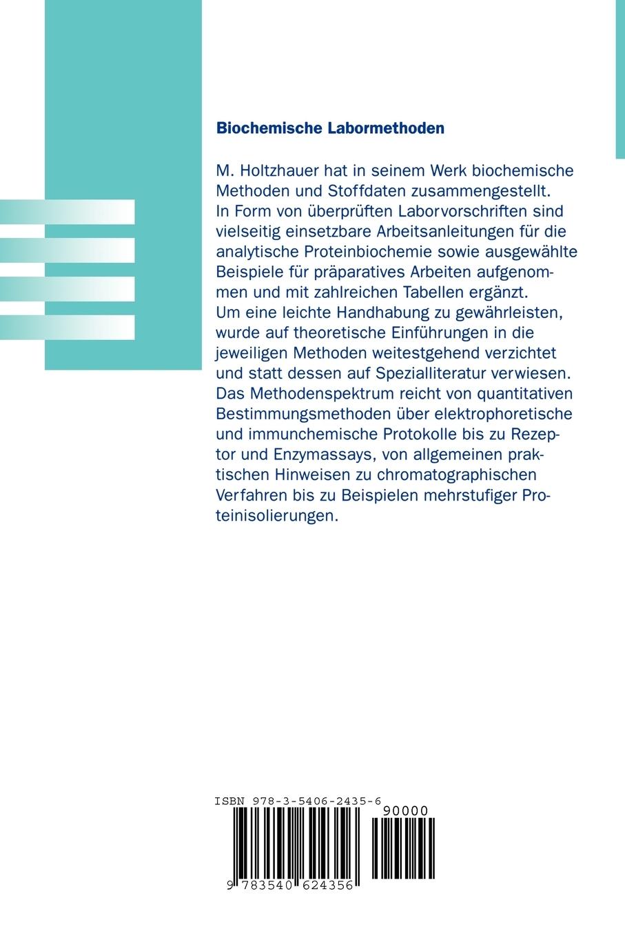 Rückseitencover Biochemische Labormethoden