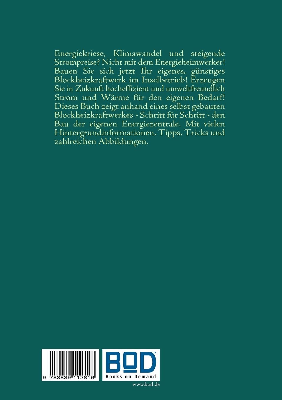 Rückseitencover Der Energieheimwerker Band 1
