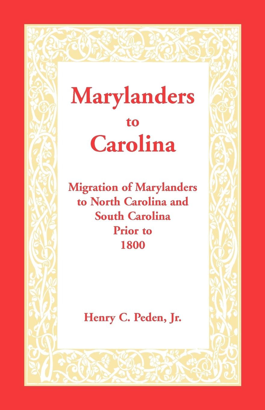 Vorderes Coverbild Marylanders to Carolina