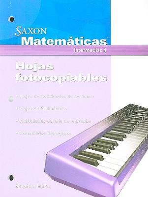 Vorderes Coverbild Saxon Matematicas Intermedias 4, Hojas Fotocopiables