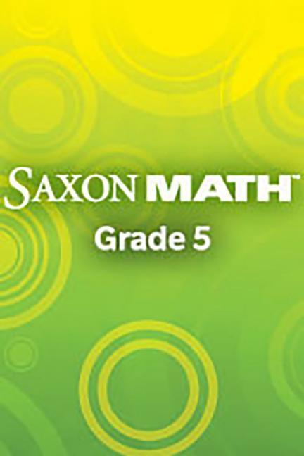 Vorderes Coverbild Saxon Math Intermediate 5