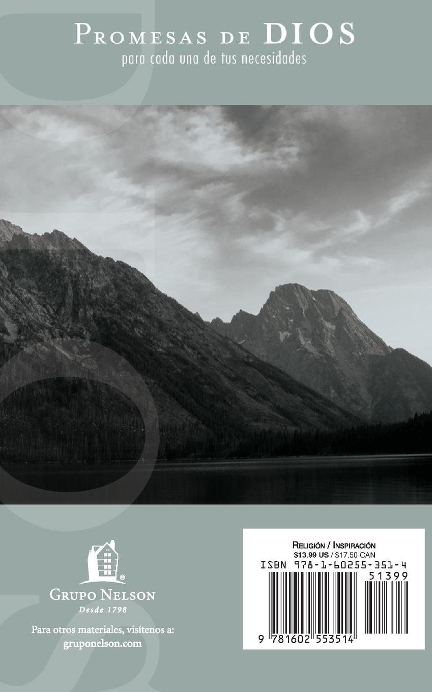 Rückseitencover Un Promesas de Dios Para Cada Una de Tus Necesidades = God's Promises for Your Every Need