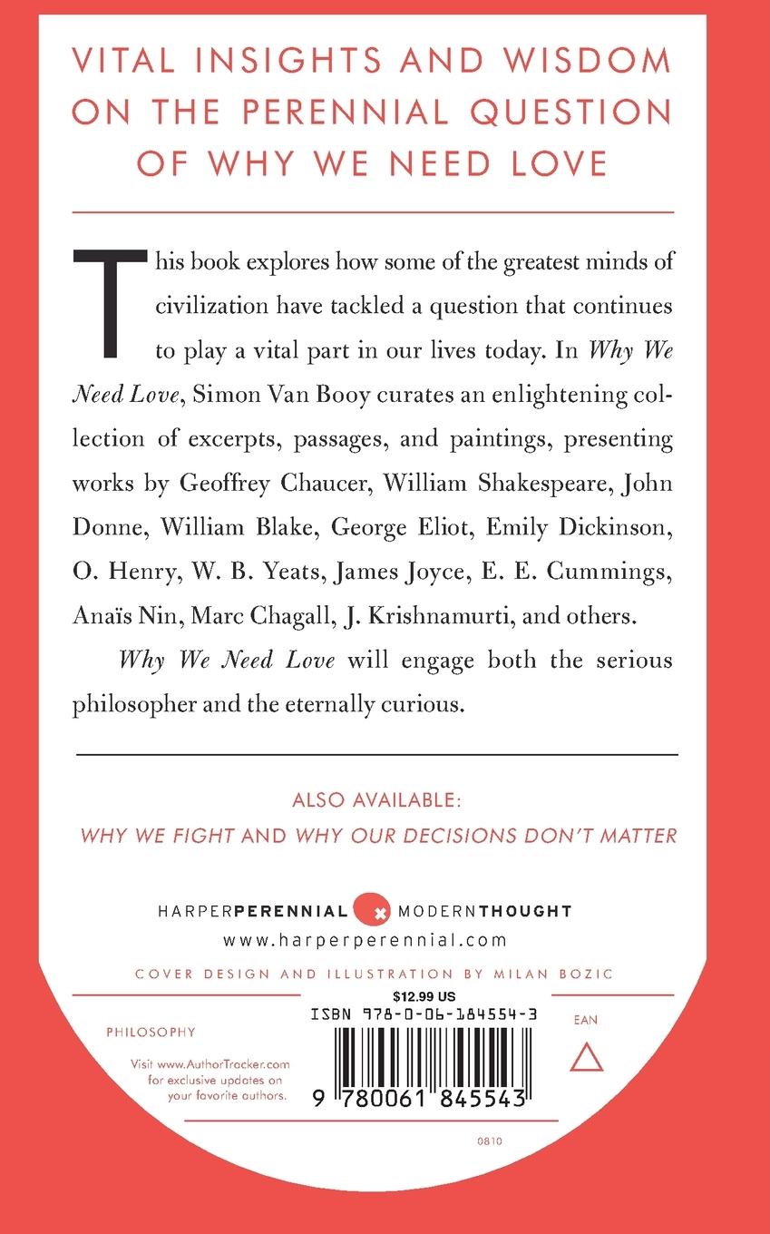 Rückseitencover Why We Need Love