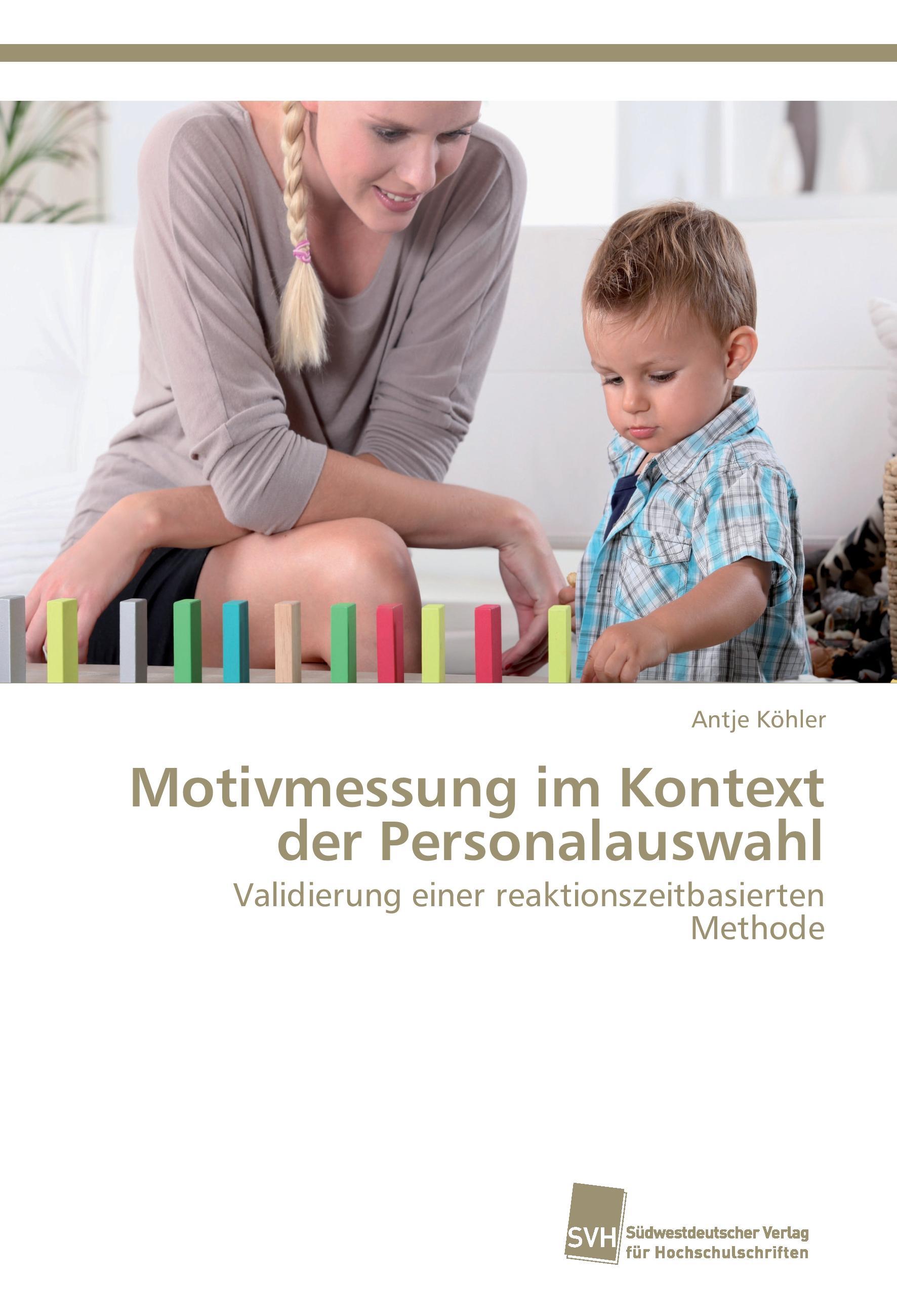 Vorderes Coverbild Motivmessung im Kontext der Personalauswahl