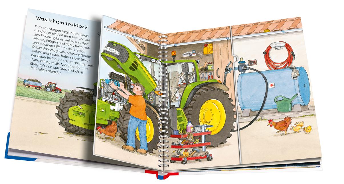 Beispielinhalt (Bild) Wieso? Weshalb? Warum? junior, Band 34: Der Traktor