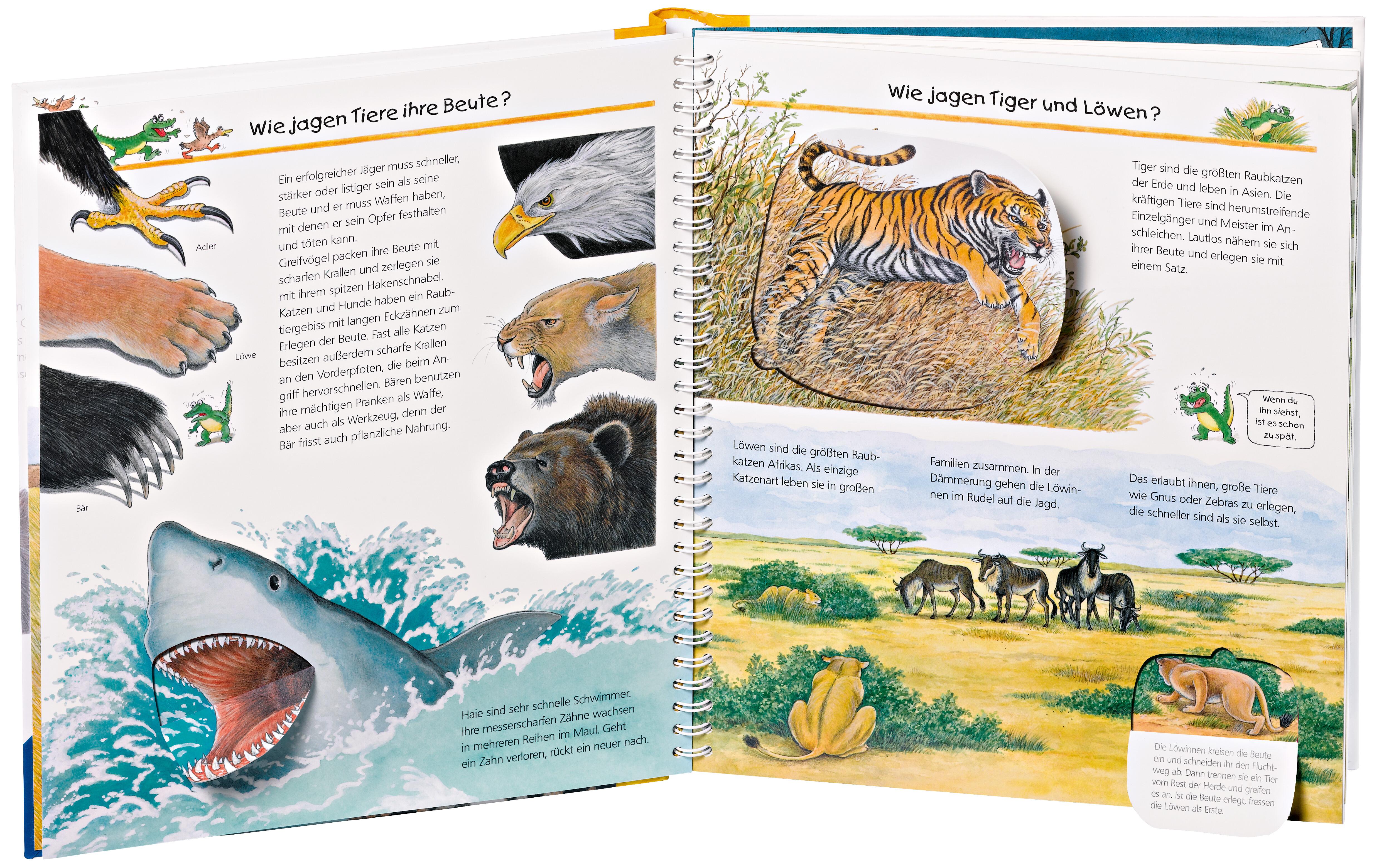 Beispielinhalt (Bild) Wieso? Weshalb? Warum?, Band 49: Gefährliche Tiere