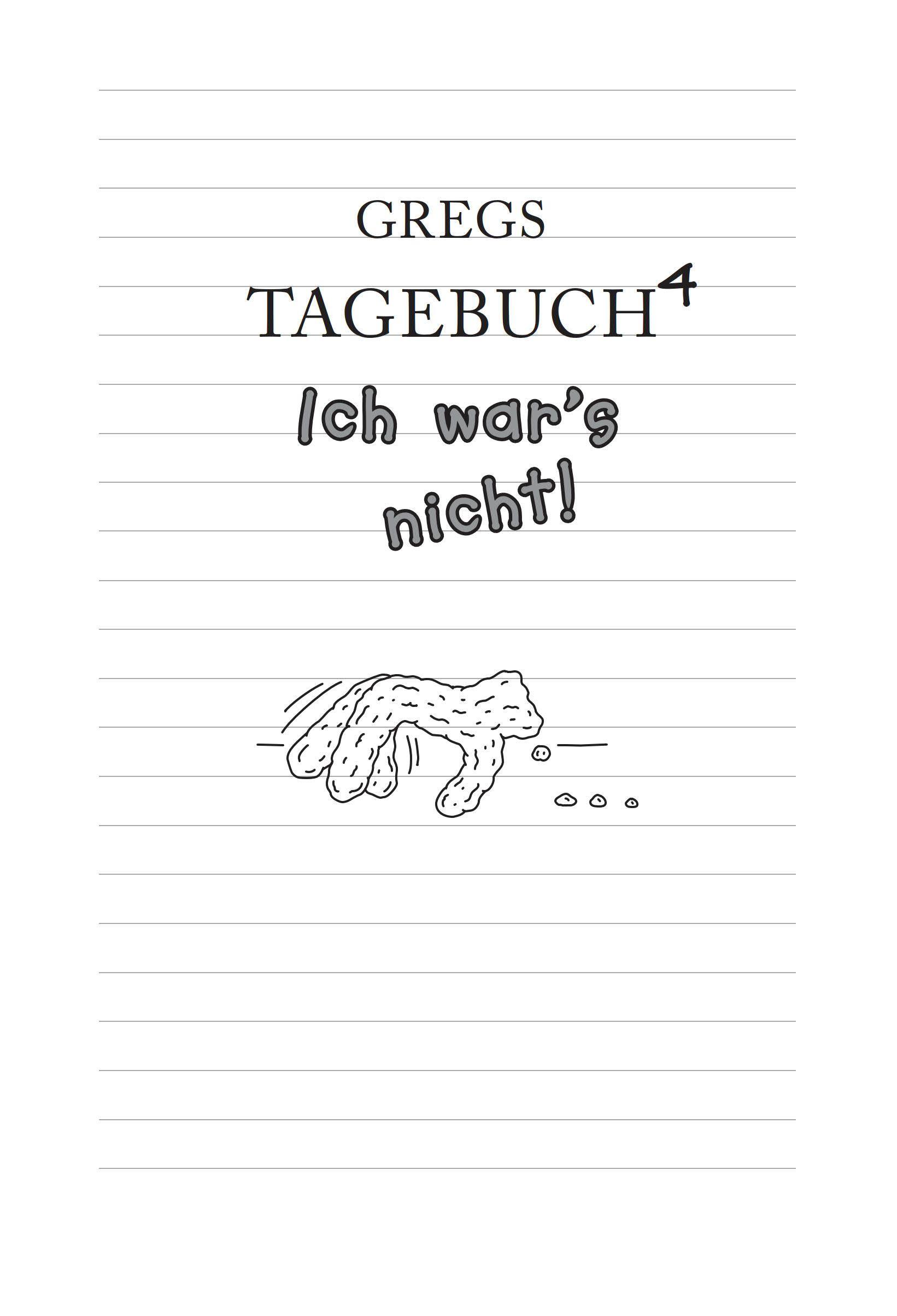 Beispielinhalt (Bild) Gregs Tagebuch 04. Ich war's nicht!