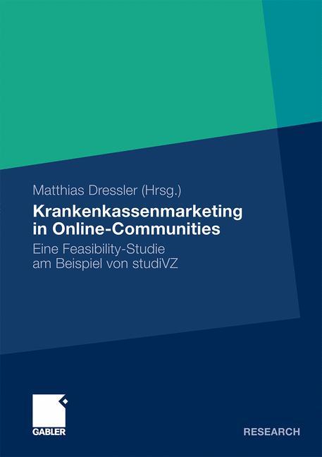 Vorderes Coverbild Krankenkassenmarketing in Online-Communities