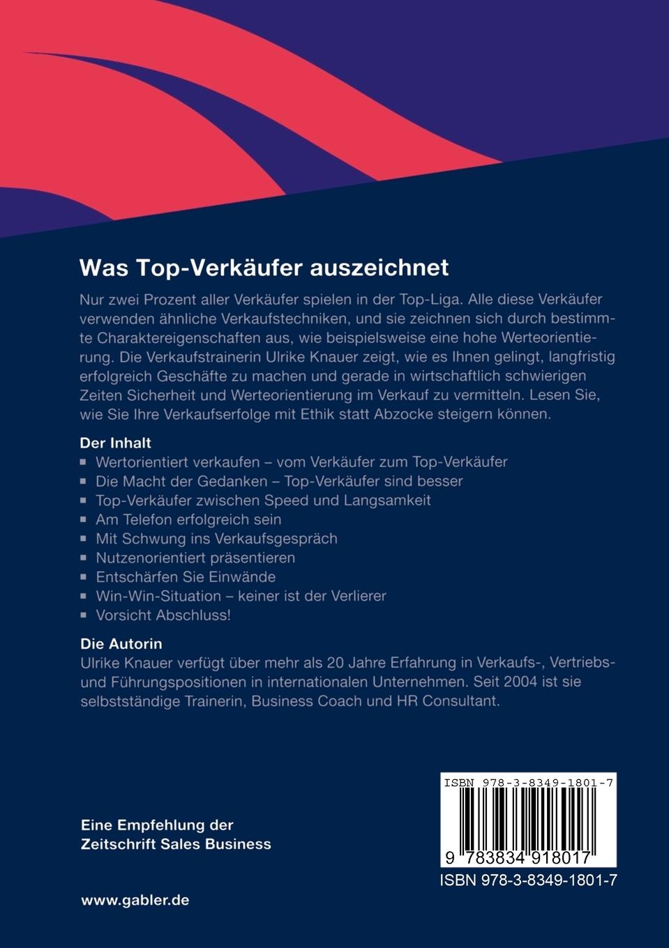 Rückseitencover Was Top-Verkäufer auszeichnet